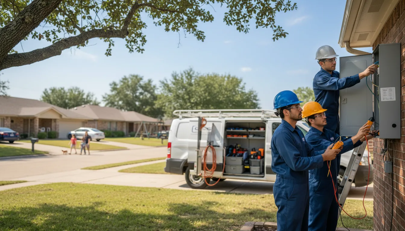 Certified electrician providing emergency electrical services in Kennard, NE